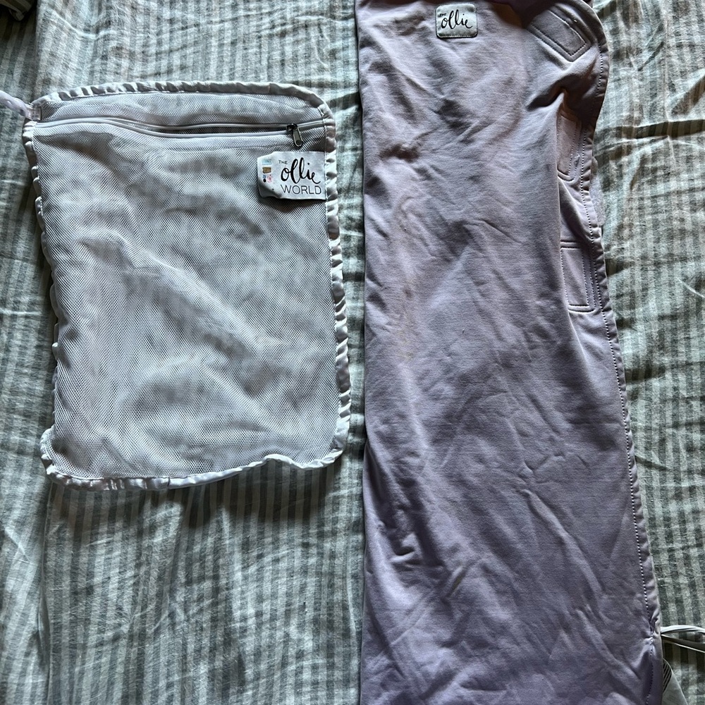 The Ollie Lavender Swaddle with delicate wash bag